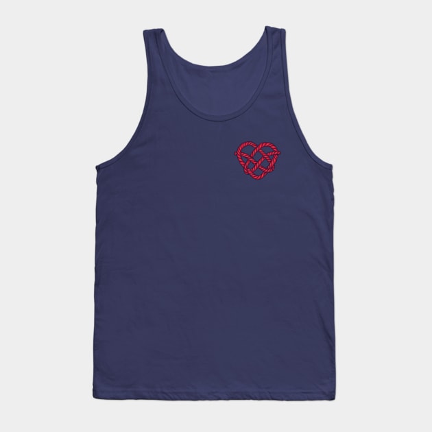 Heart Knot Tank Top by Moe Tees